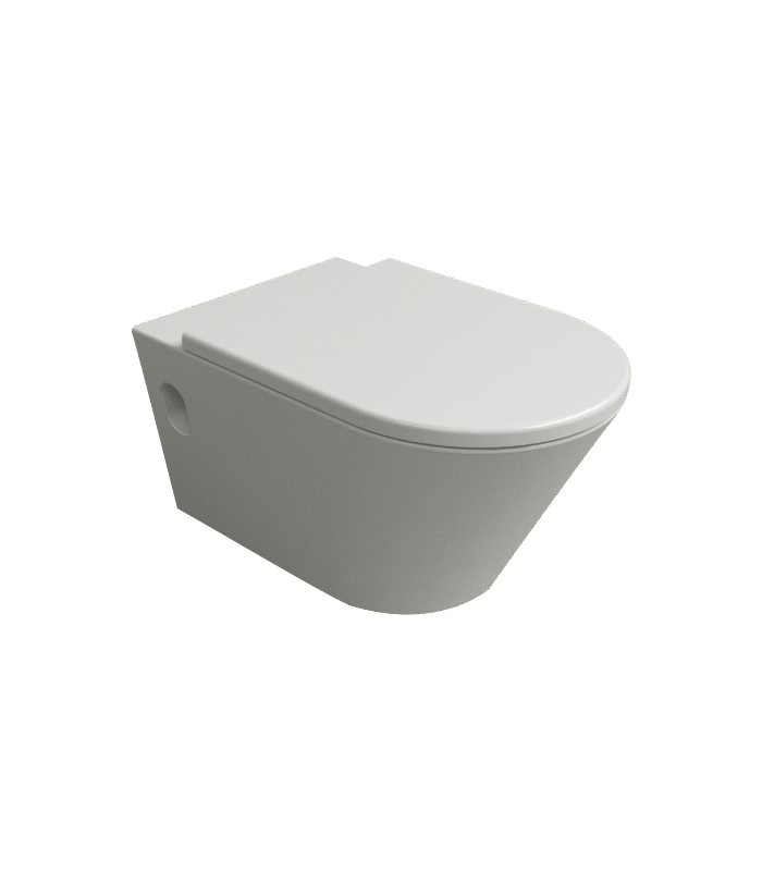 Idea Bidet modern white ceramic design installed in stylish bathroom