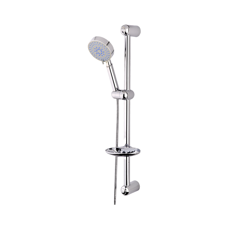 Minline chrome shower kit full set installed in Syrian bathroom