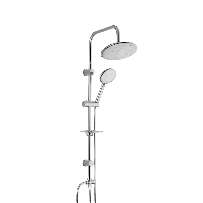 Domino silver chrome shower set installed in Syrian modern home