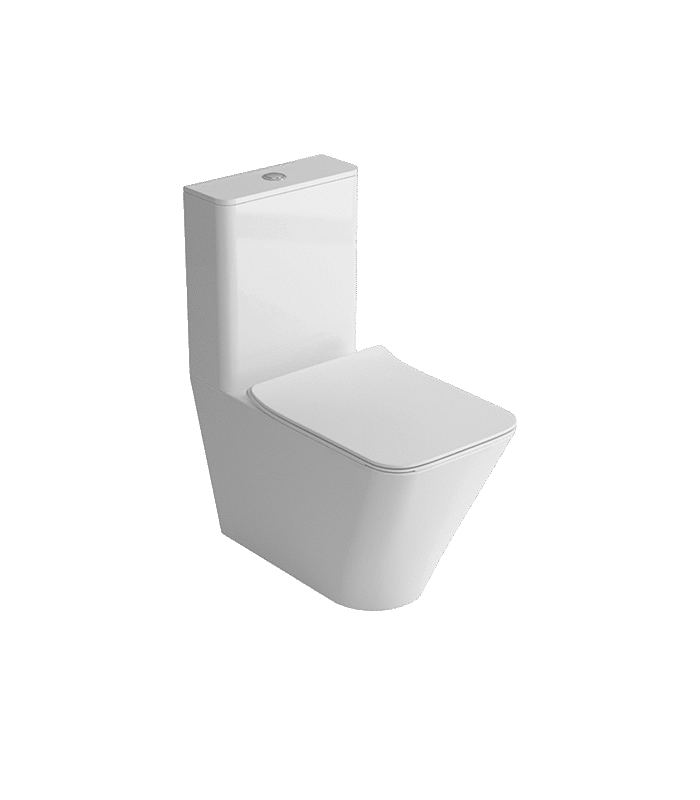 Loft Bidet compact white ceramic design installed in modern Syrian bathroom