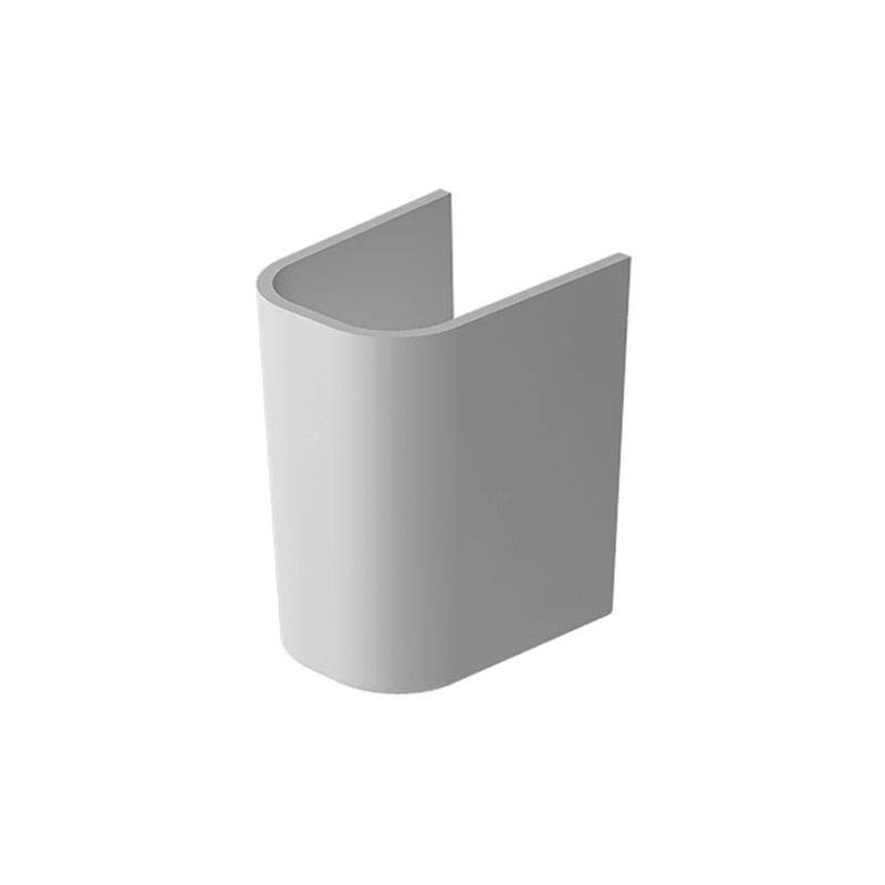 Compact white ceramic cover washbasin installed in small Syrian bathroom