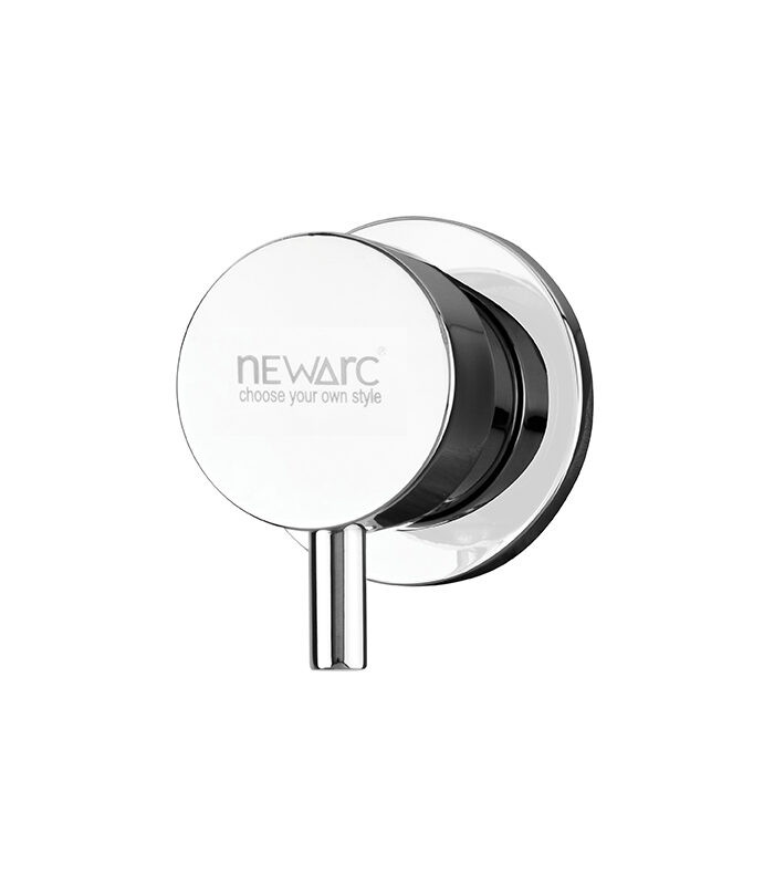 Modern chrome shutoff valve mixer for bathrooms in Syria
