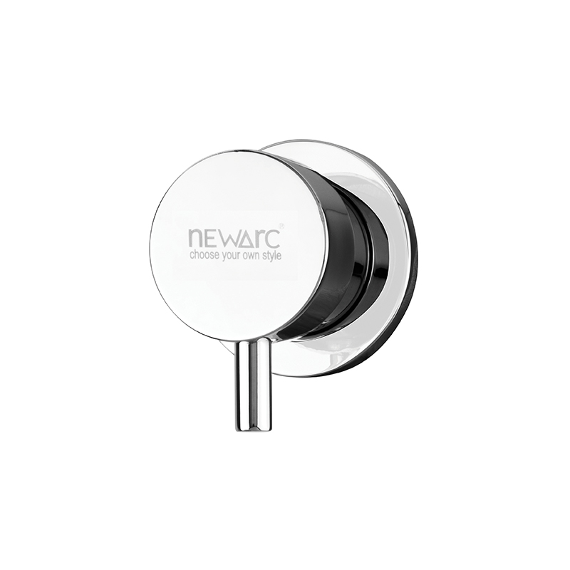 Modern chrome shutoff valve mixer for bathrooms in Syria