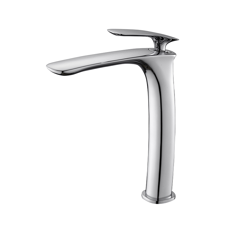 Slim Chrome Water Mixer Tap for Modern Bathroom in Syria
