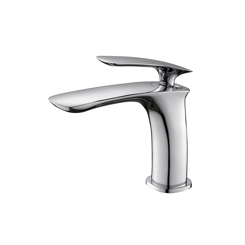 Ultra Slim Chrome Basin Mixer – Space-Saving Modern Design