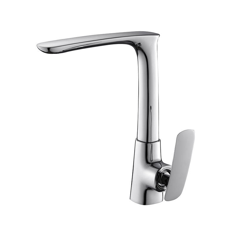 Slimline Chrome Mixer Tap for Bathroom Basin in Syria