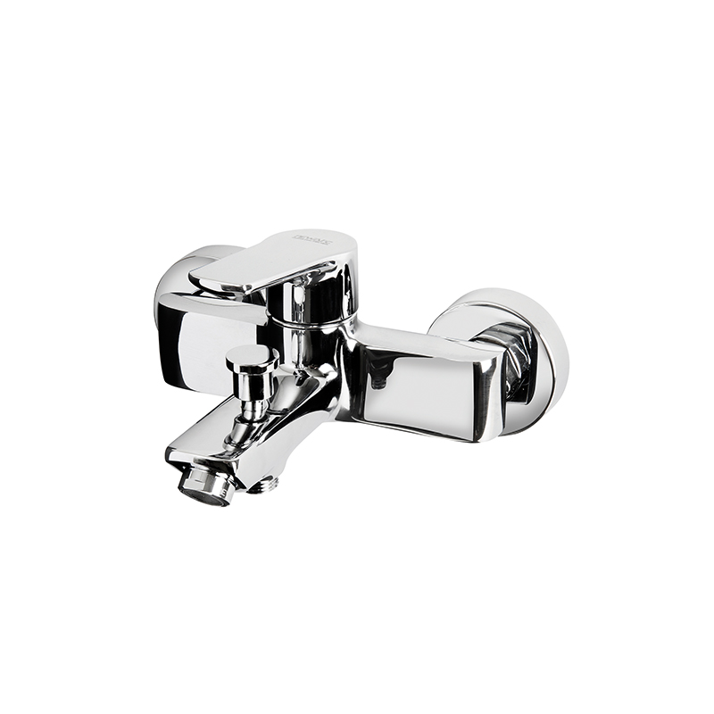 Shiny chrome bathroom mixer from New Art collection in Syria
