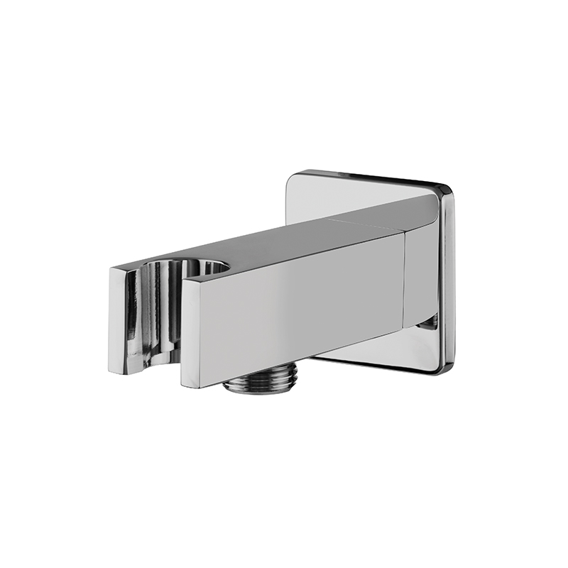 Wall-mounted chrome concealed mixer tap above modern basin in Syria