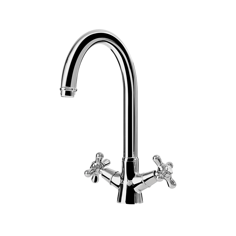 Elegant Nostalgic Chrome Bathroom Mixer in Syria