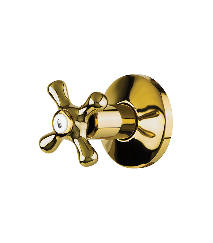 Luxury gold stop valve mixer for Syrian bathrooms