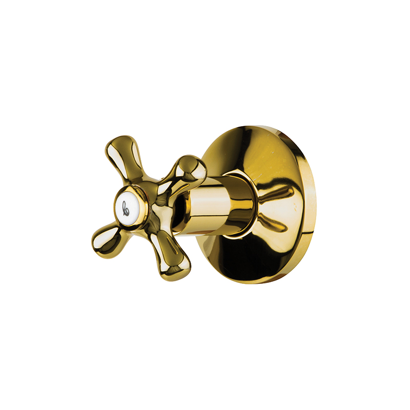 Luxury gold stop valve mixer for Syrian bathrooms