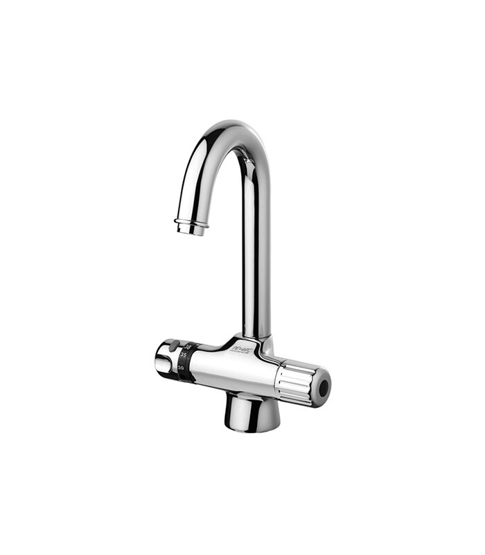Tekno Chrome Bathroom Mixer with Polished Finish