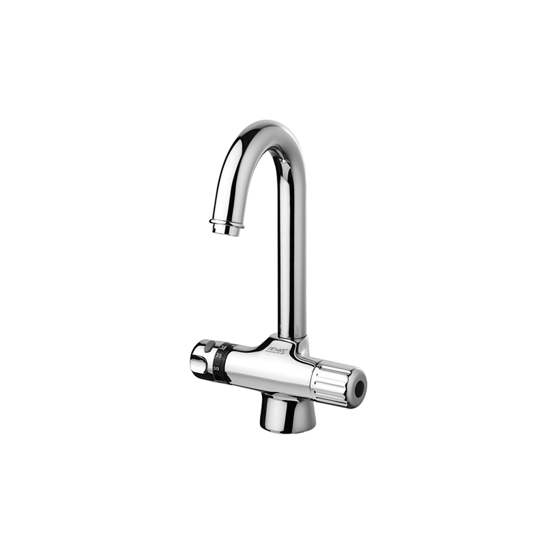 Tekno Chrome Bathroom Mixer with Polished Finish
