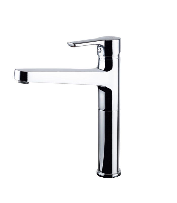 Premium elevate chrome bathroom mixer with vertical handle design – Syria