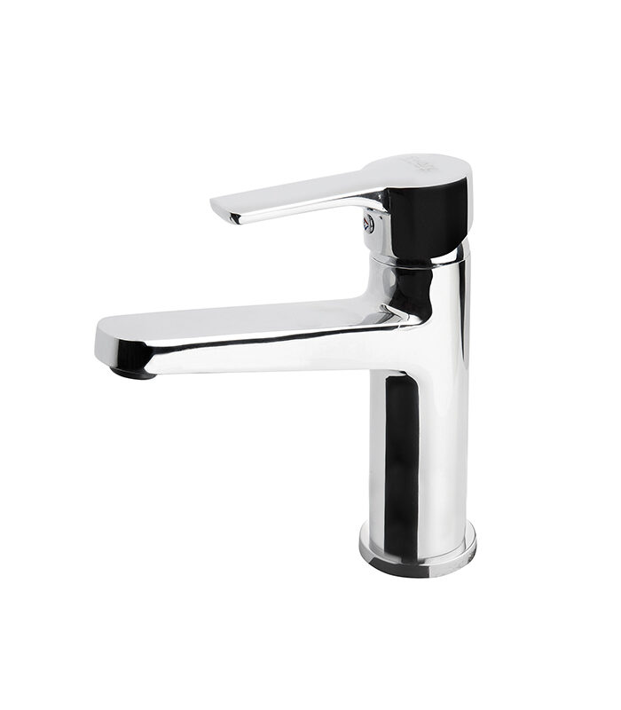 Premium Chrome Bath Mixer with bold modern lines for Syrian bathrooms