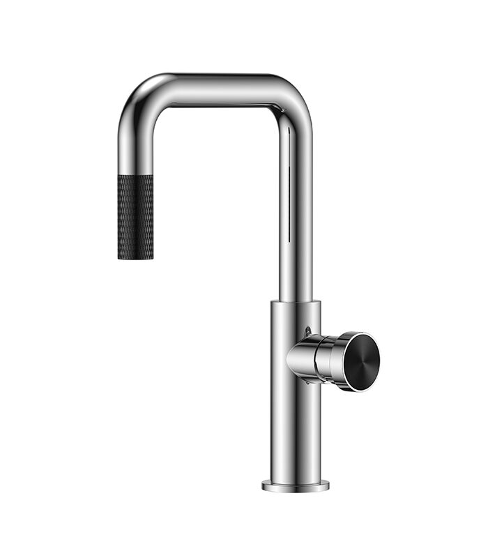 Hexa Milan modern chrome mixer installed in a contemporary Syrian bathroom