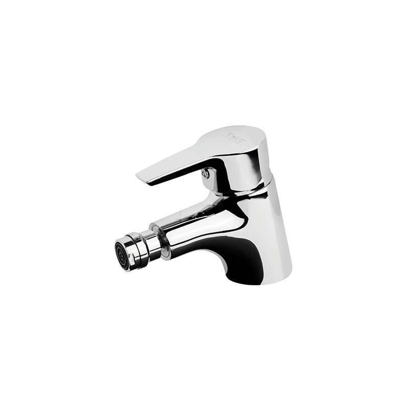 Energy chrome bathroom mixer tap with modern slim design in Syrian home