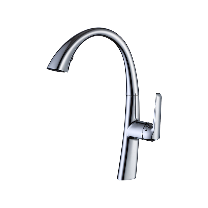 Luxury chrome bathroom mixer with reflective finish in modern Syrian interior