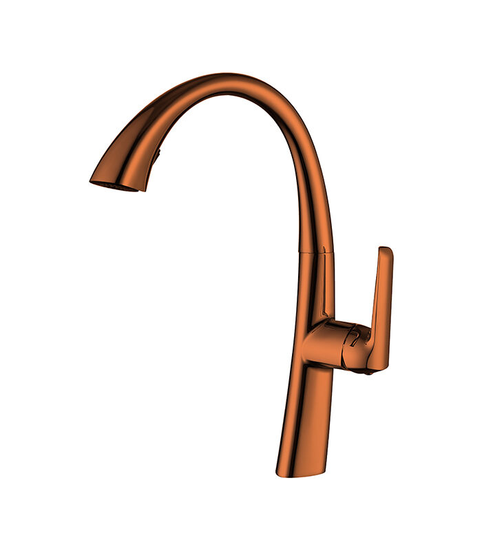 Energy bronze mixer tap with vintage look in Syrian-style bathroom