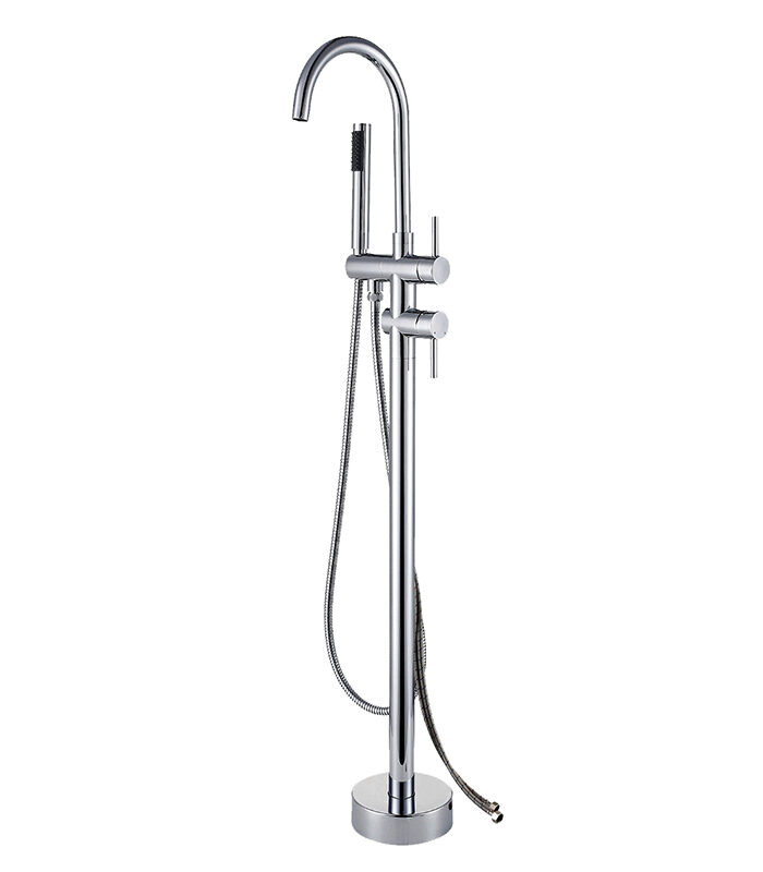 Step Chrome Mixer modern bathroom tap with sleek chrome finish