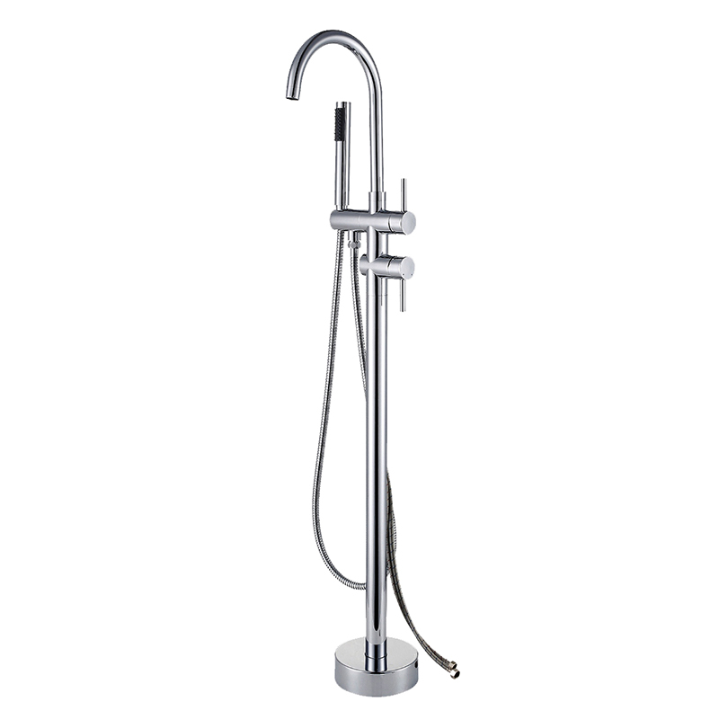 Step Chrome Mixer modern bathroom tap with sleek chrome finish