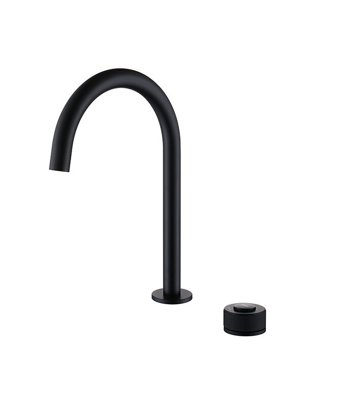 Step Matte Black Mixer modern bold bathroom tap