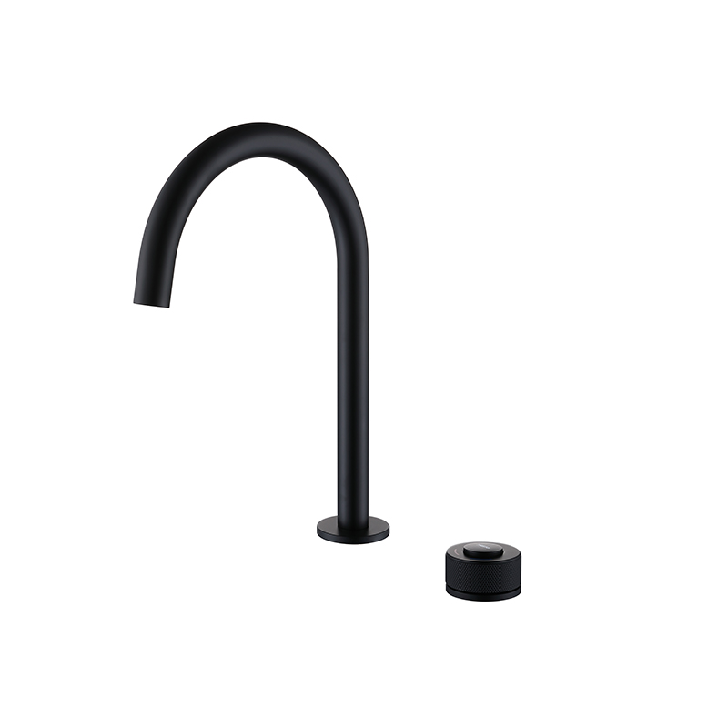 Step Matte Black Mixer modern bold bathroom tap
