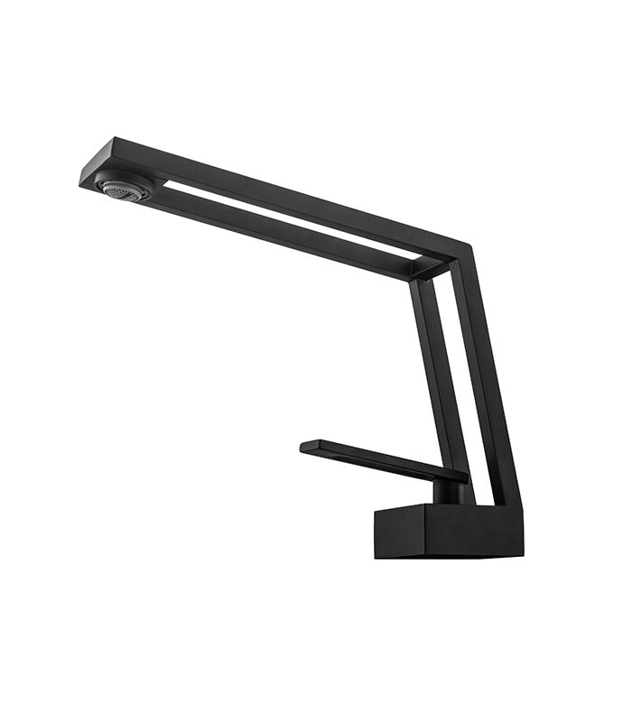 Step Matte Black Mixer elegant bathroom tap with matte finish