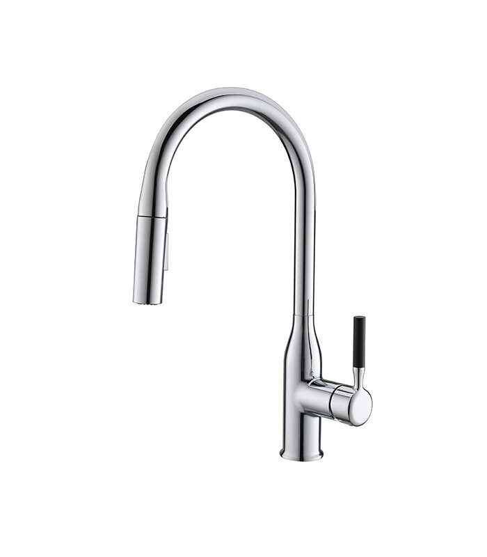 Step Chrome Mixer classic bathroom tap with polished chrome finish