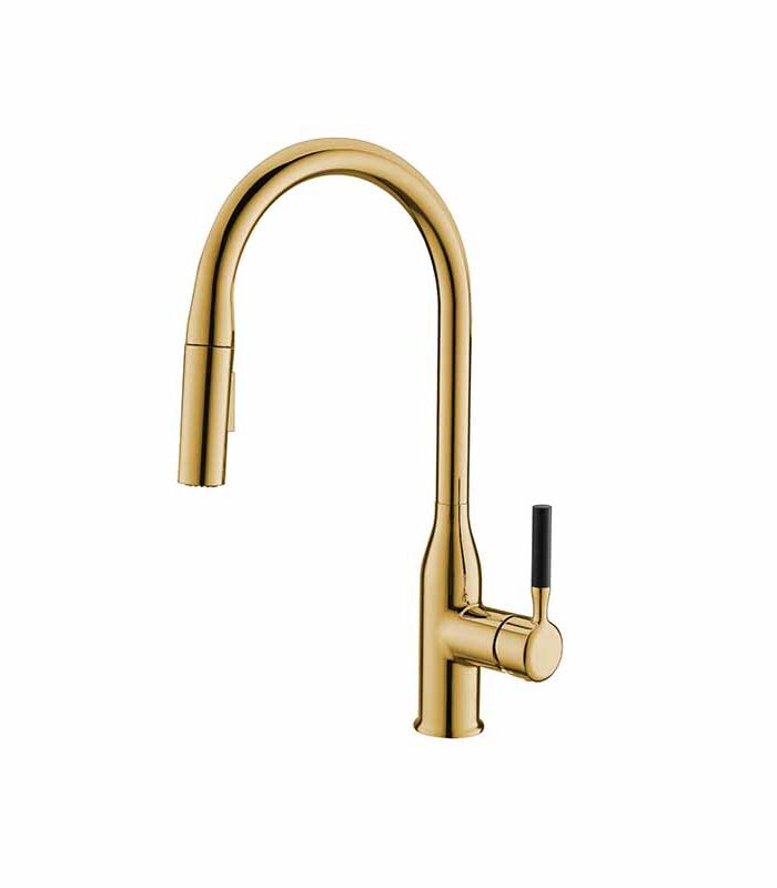 Step Gold Mixer elegant premium bathroom tap