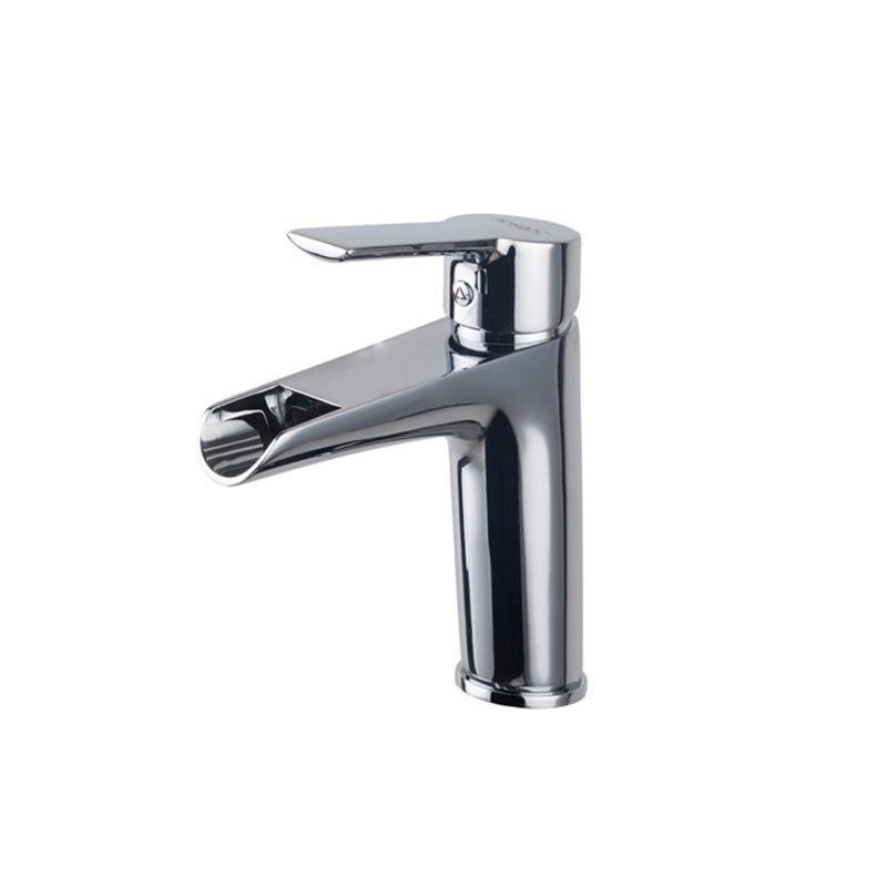 Loft chrome mixer installed in daily-use Syrian bathroom