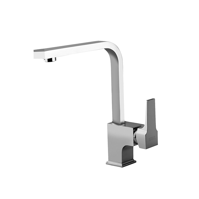 Aqua silver mixer tap with chrome finish for bathroom sink in Syria