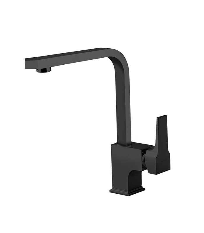 Aqua matte black mixer faucet with modern design for bathrooms in Syria