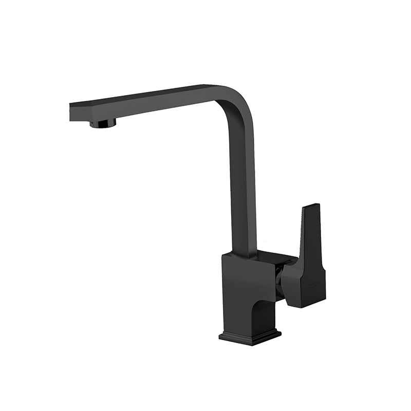 Aqua matte black mixer faucet with modern design for bathrooms in Syria