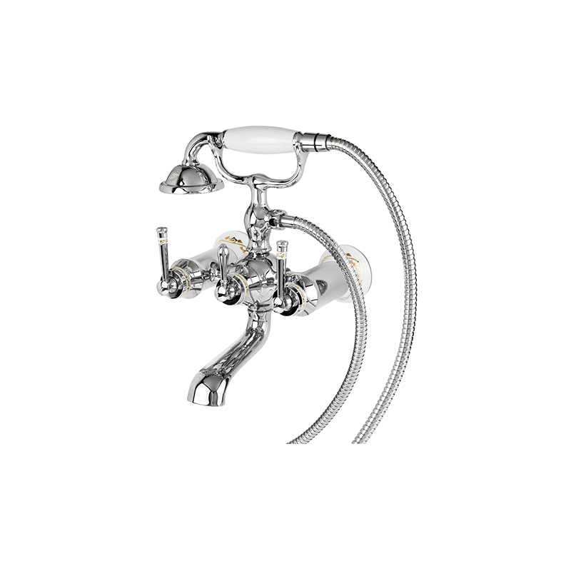 Minimalist Pera chrome mixer installed on white ceramic basin in Syria