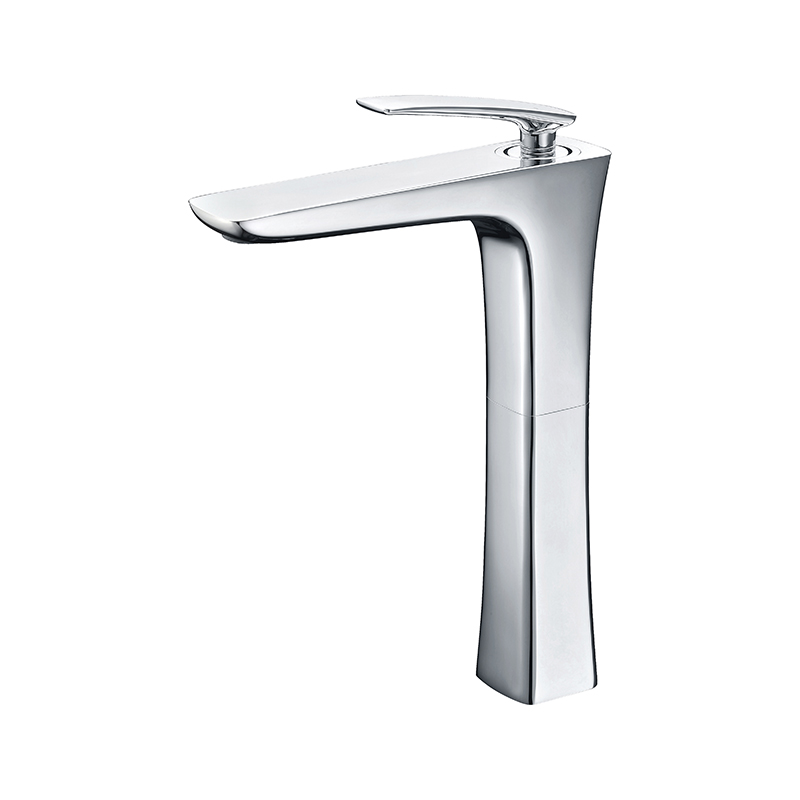 Life chrome mixer with polished finish installed in Syrian bathroom