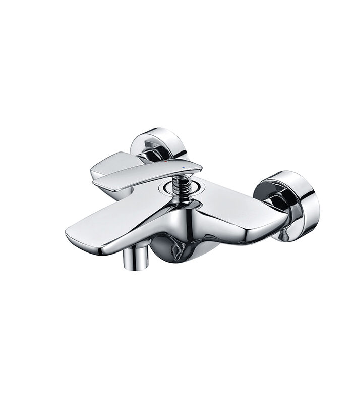 Life chrome bathroom mixer with ergonomic design in Syrian home