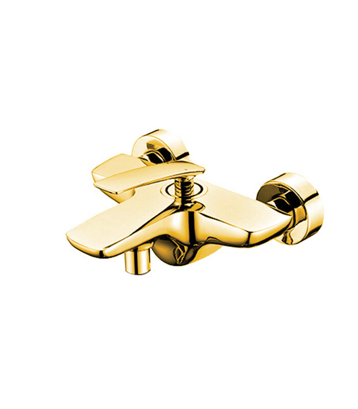 Modern gold bathroom mixer from Life collection in Syrian interior