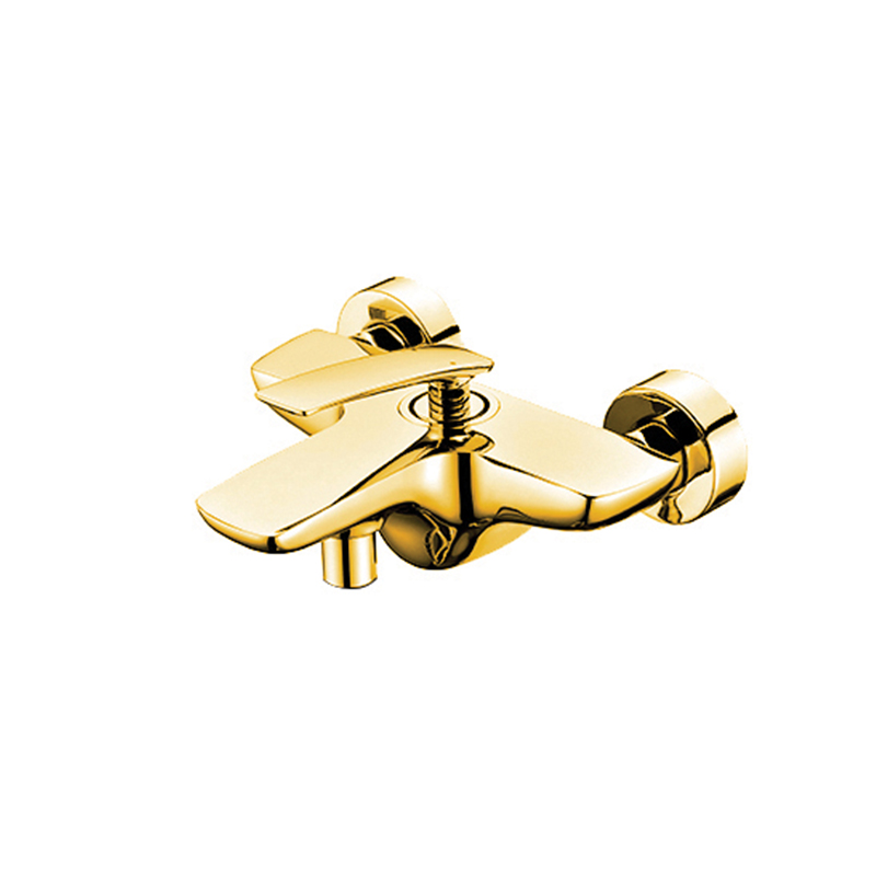 Modern gold bathroom mixer from Life collection in Syrian interior