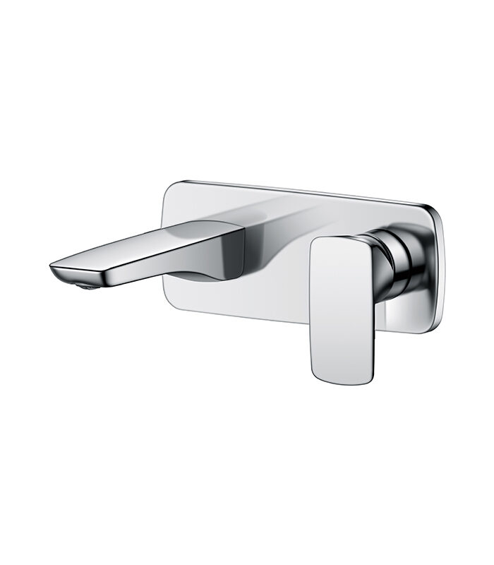 Classic-style chrome mixer from Life series installed in Syrian washroom