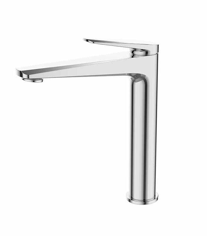 Next Mixer chrome bathroom sink mixer installed in a Syrian home