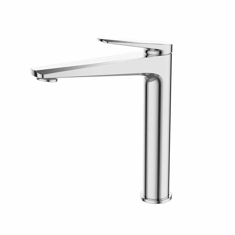 Next Mixer chrome bathroom sink mixer installed in a Syrian home