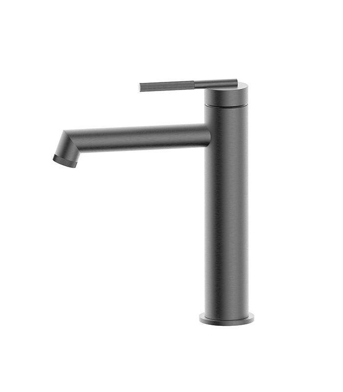 Opera Gray Mixer with modern matte finish for stylish bathrooms